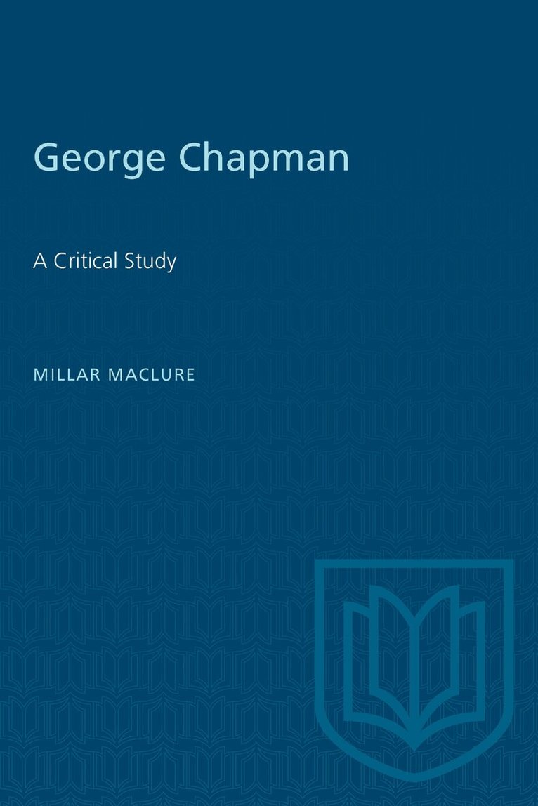 Millar MacLure - George Chapman, E-bok. Tillgänglighet: Lägg i varukorg