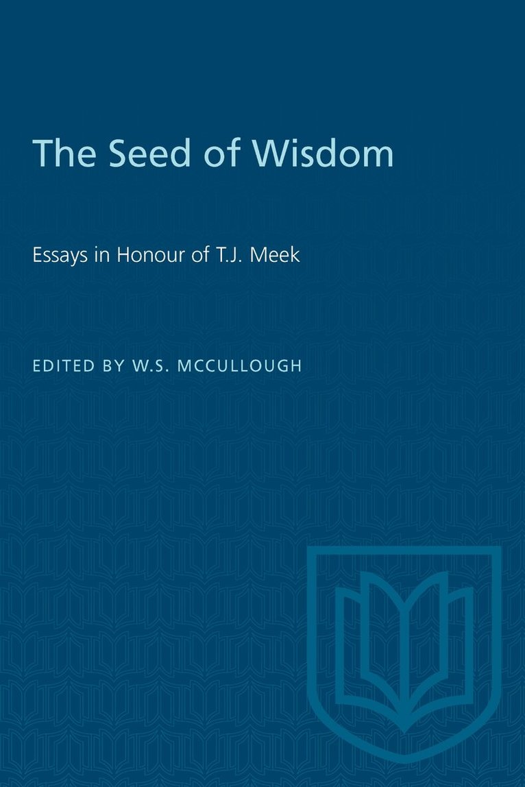 W.S. McCullough - Seed of Wisdom, E-bok