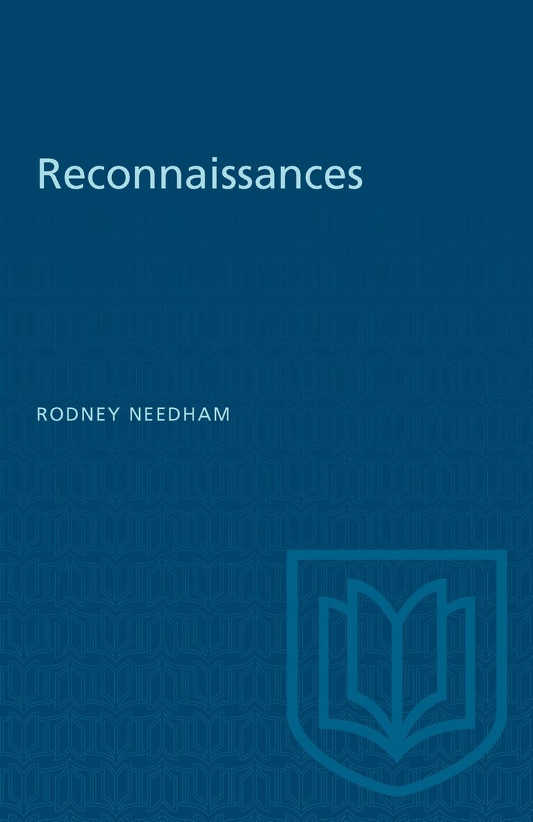 Rodney Needham - Reconnaissances, E-bok