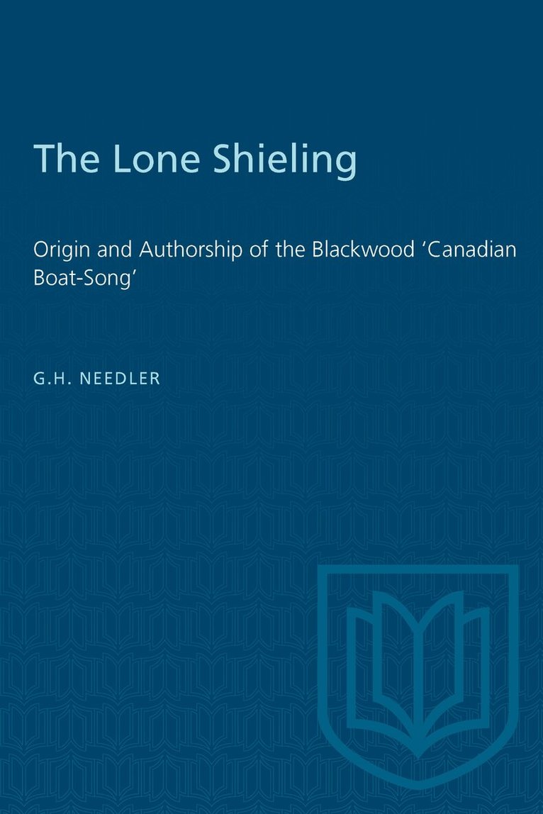 G.H. Needler - Lone Shieling, E-bok