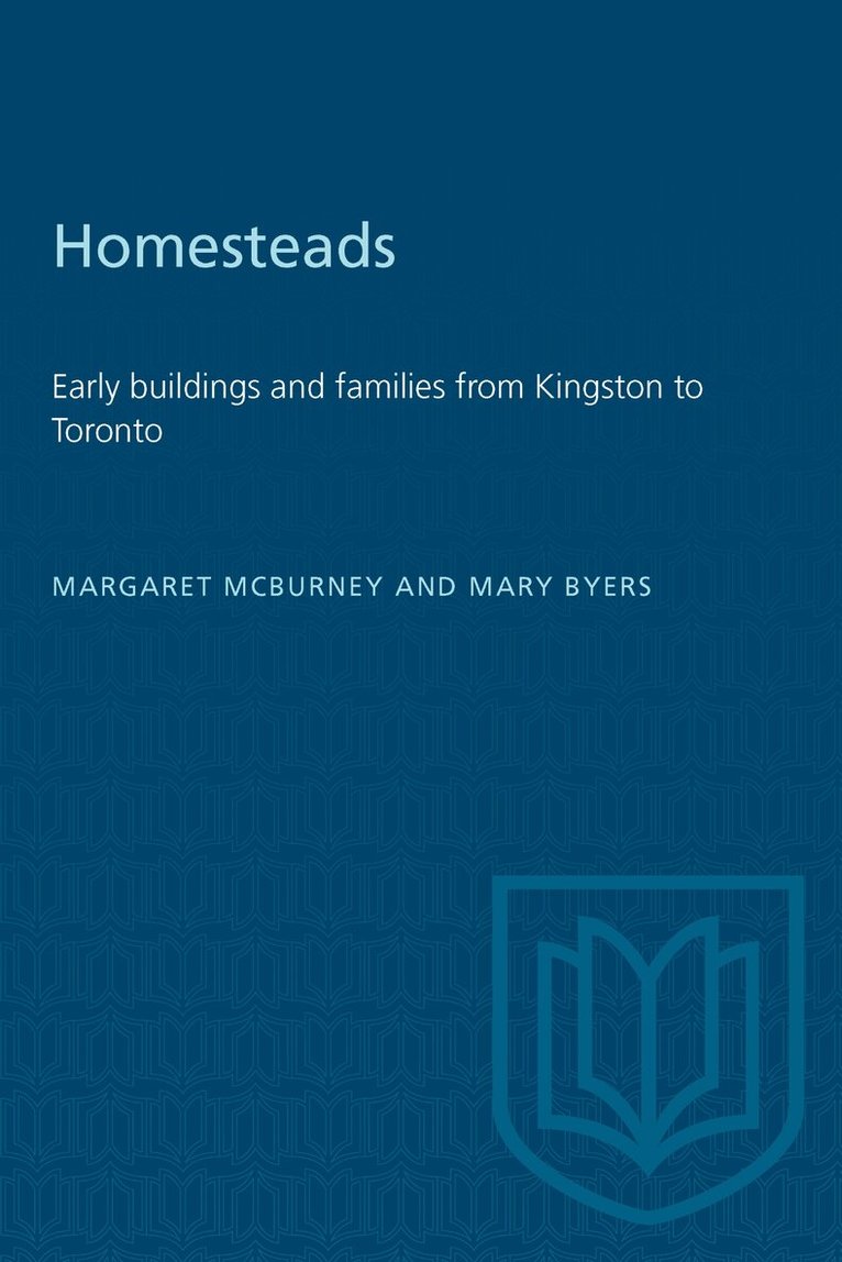 Margaret McBurney, Mary Byers - Homesteads, Häftad