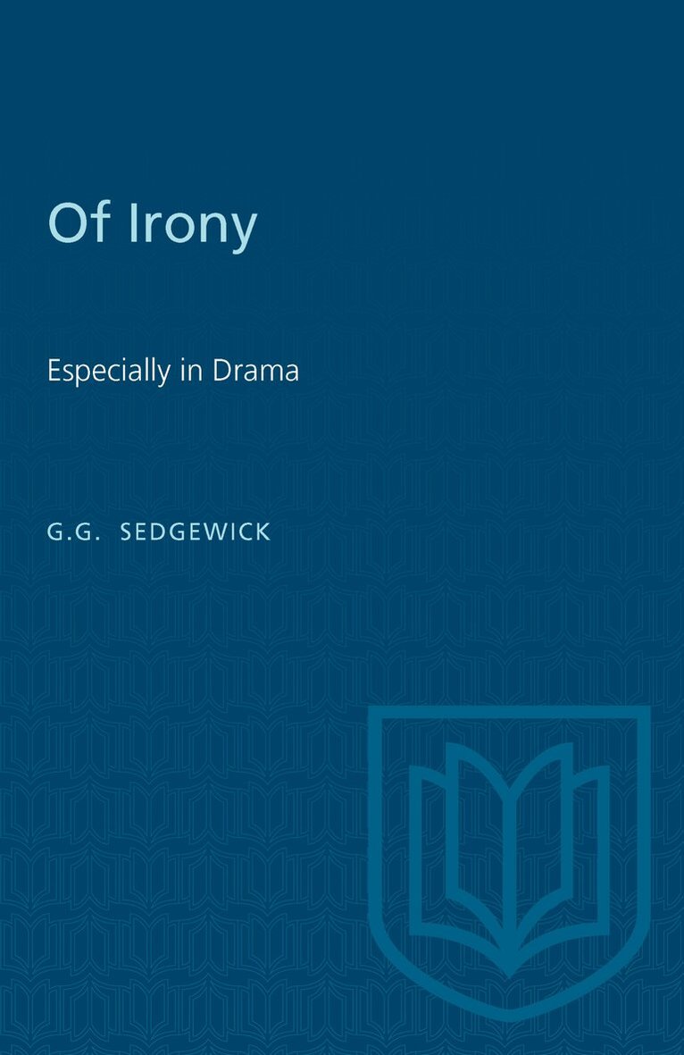 G.G. Sedgewick - Of Irony, E-bok