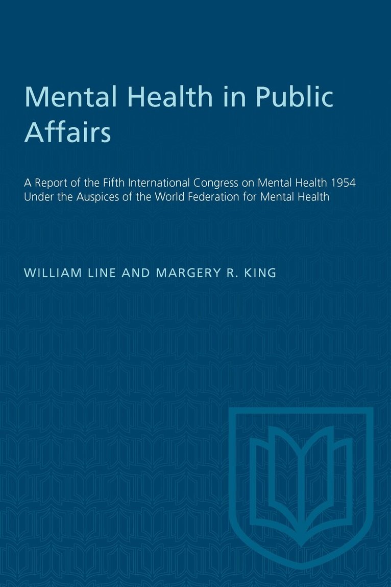 William Line, Margery King - Mental Health in Public Affairs, E-bok