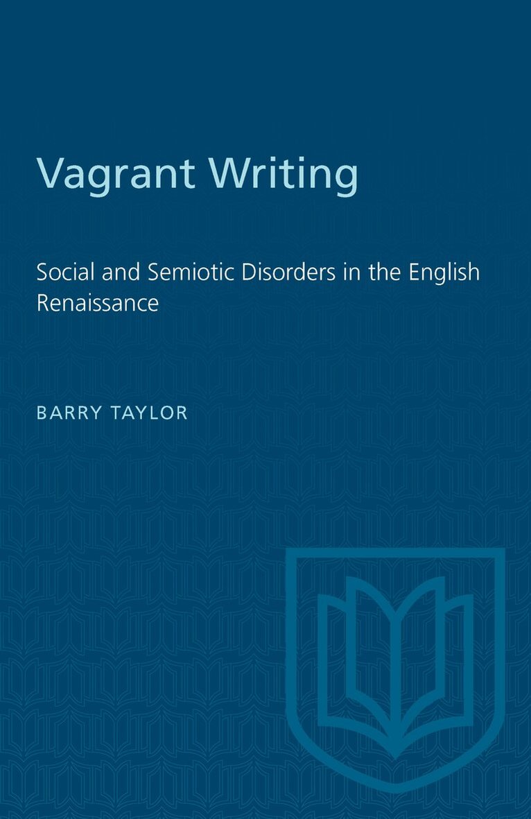 Barry Taylor - Vagrant Writing, E-bok