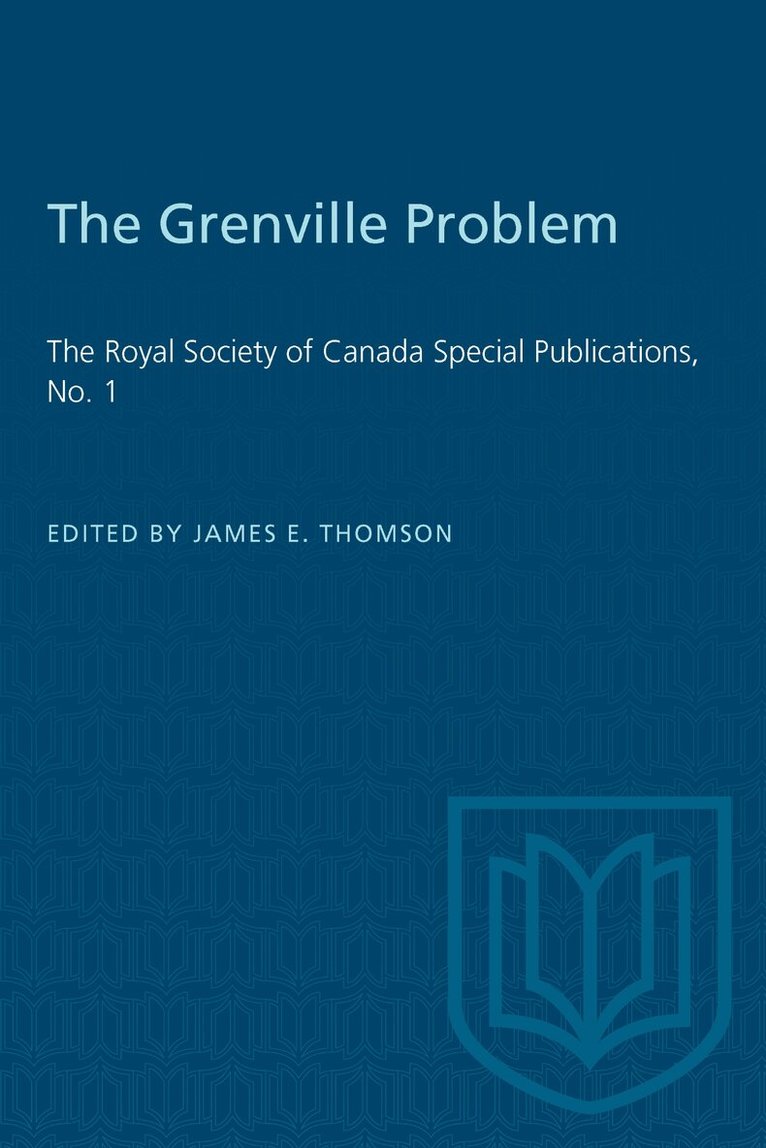 James E. Thomson - Grenville Problem, E-bok