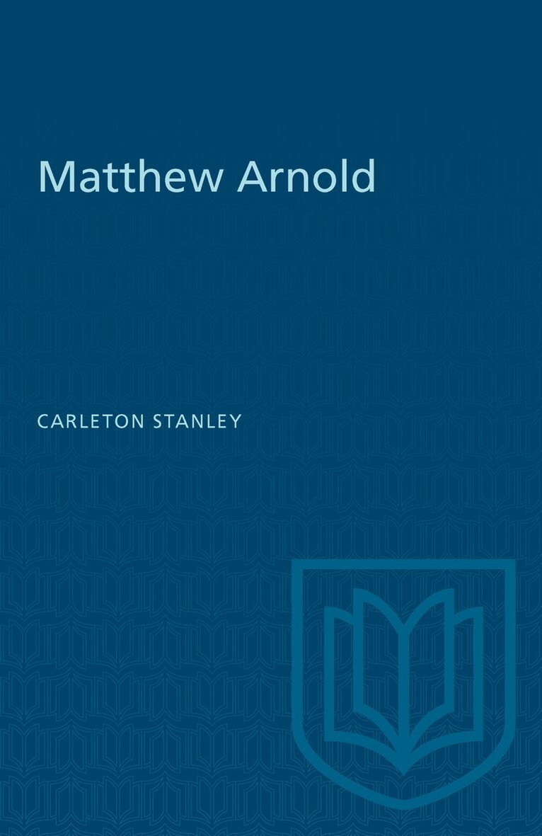 Carleton W. Stanley - Matthew Arnold, E-bok
