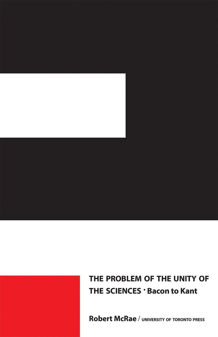 Robert McRae - Problem of the Unity of the Sciences, E-bok
