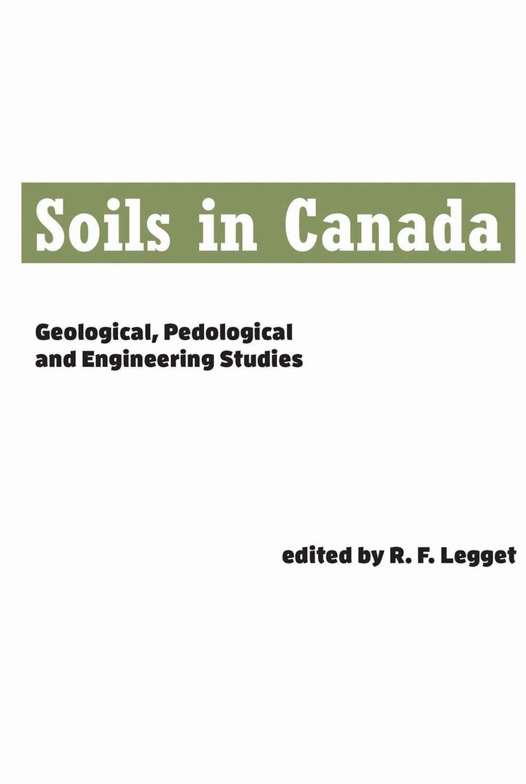 Robert Legget - Soils in Canada, E-bok. Tillgänglighet: Lägg i varukorg