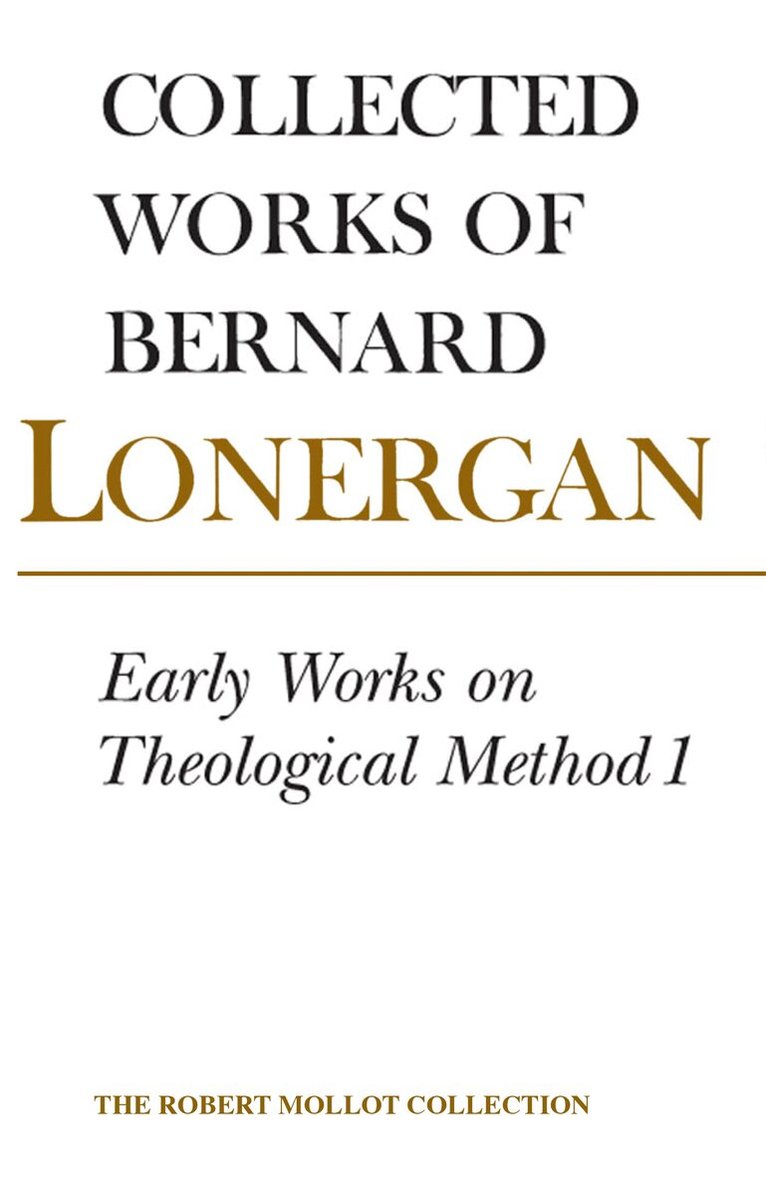 Bernard Lonergan, Robert Doran, S.J., Robert Croken - Early Works on Theological Method 1, E-bok