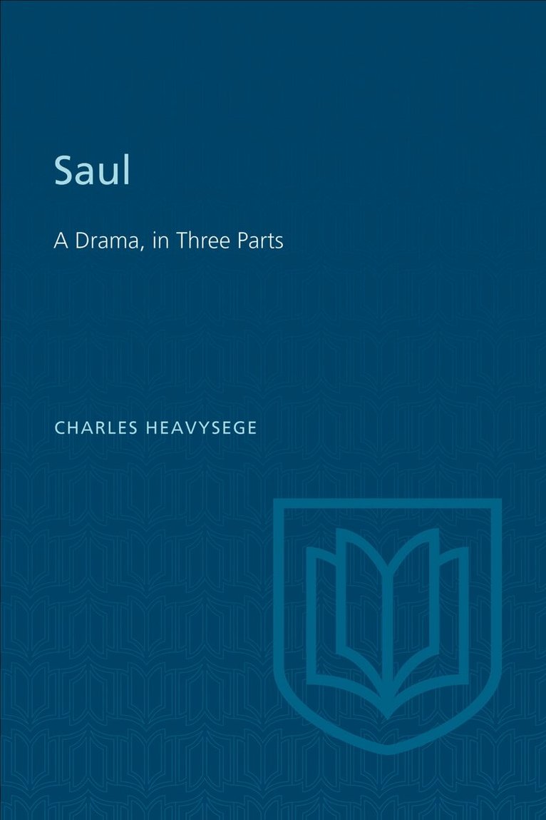 Charles Heavysege, Douglas Lochhead - Saul, E-bok