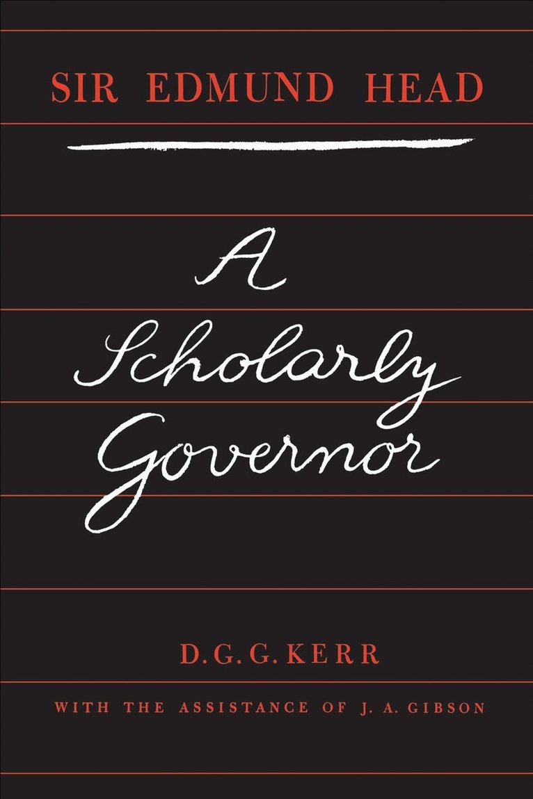 Donald Kerr - Sir Edmund Head, E-bok