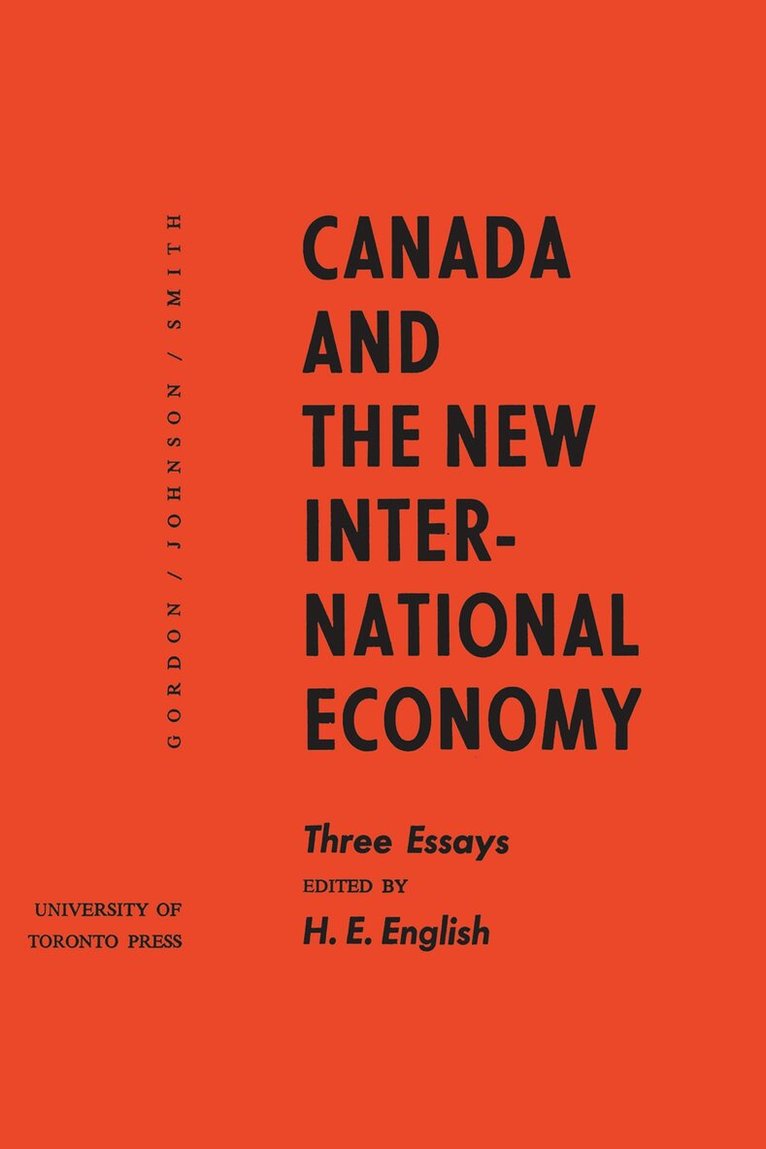 Carlton University, H. Edward English - Canada and the New International Economy, E-bok