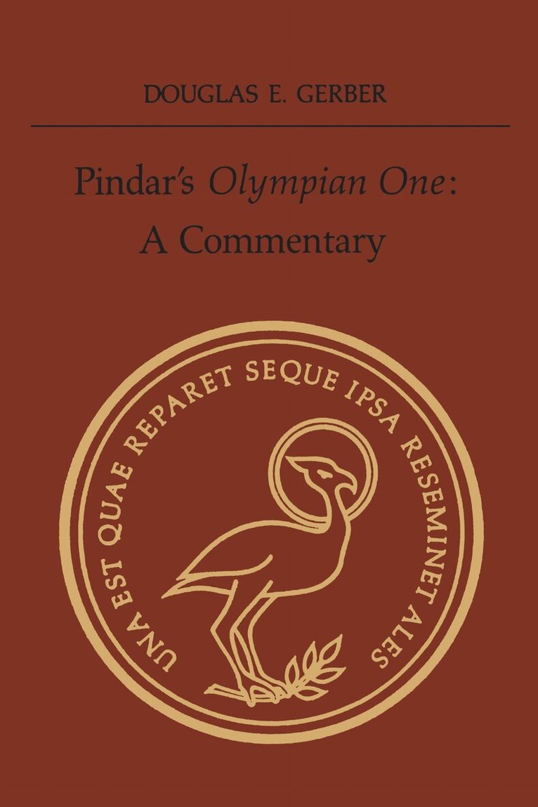 Douglas E. Gerber - Pindar's 'Olympian One', E-bok