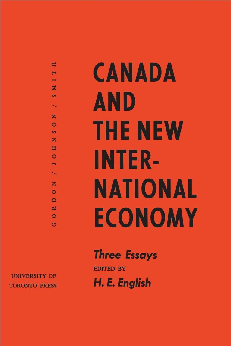 Carlton University, H. Edward English - Canada and the New International Economy, E-bok