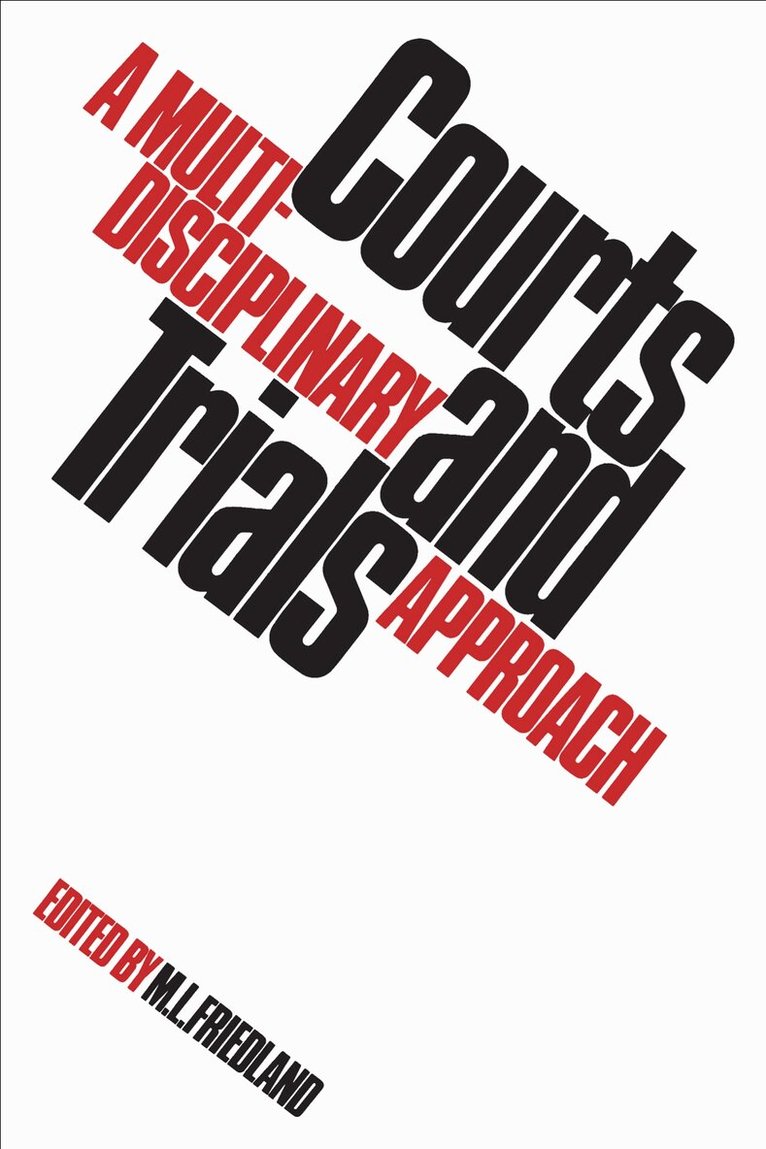 Martin L. Friedland - Courts and Trials, E-bok