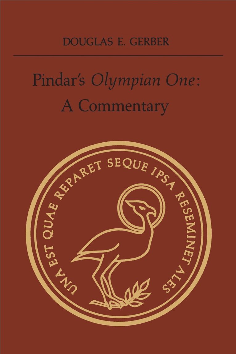 Douglas E. Gerber - Pindar's 'Olympian One', E-bok