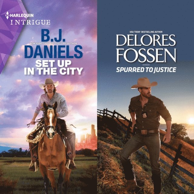 Delores Fossen, B.J. Daniels - Set Up in the City & Spurred to Justice, Ljudbok