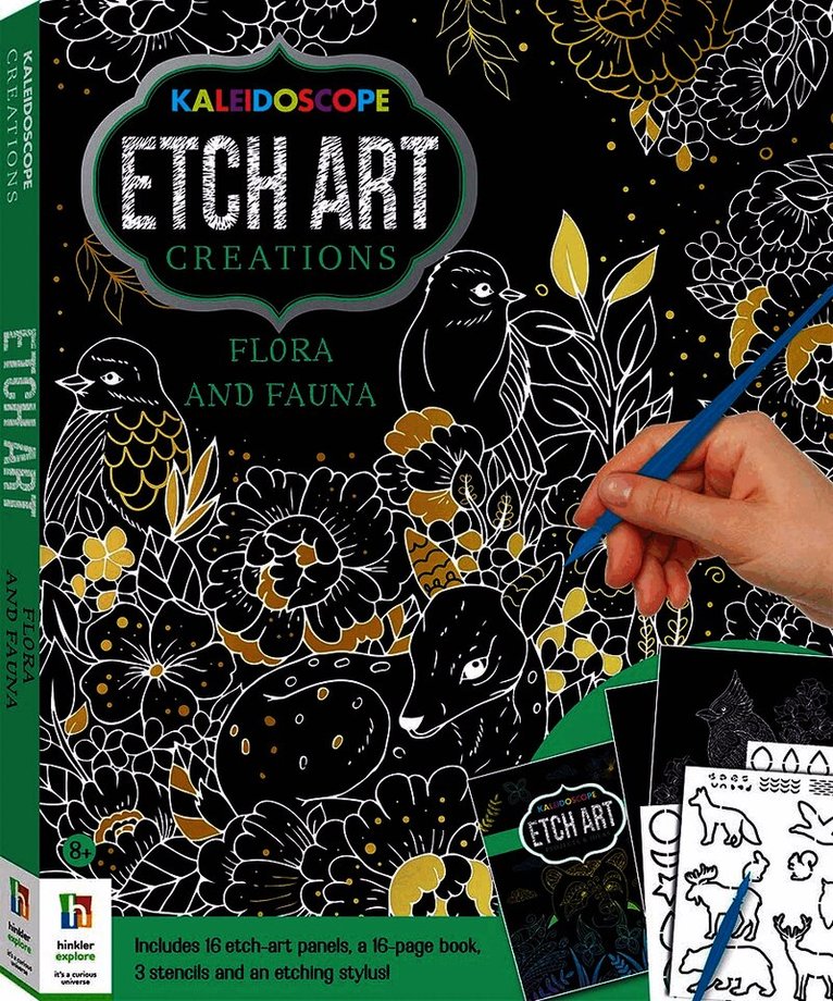 Hinkler Pty Ltd - Etch Art Creations Kit: Flora and Fauna, Häftad. Tillgänglighet: Tillfälligt slut