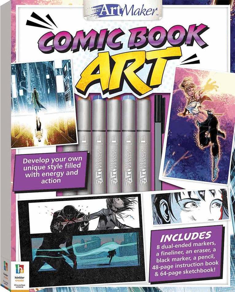 Hinkler Pty Ltd - Art Maker: Comic Book Art, Häftad. Tillgänglighet: Tillfälligt slut
