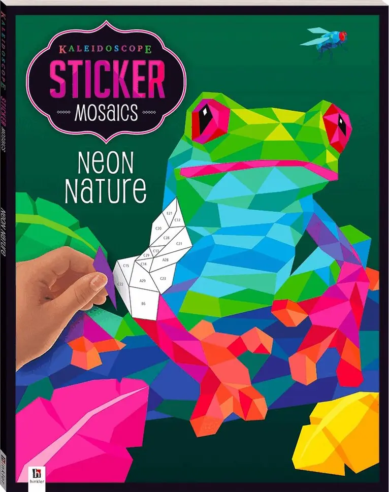 Hinkler Pty Ltd - Kaleidoscope Sticker Mosaics: Neon Nature. Tillgänglighet: Lägg i varukorg