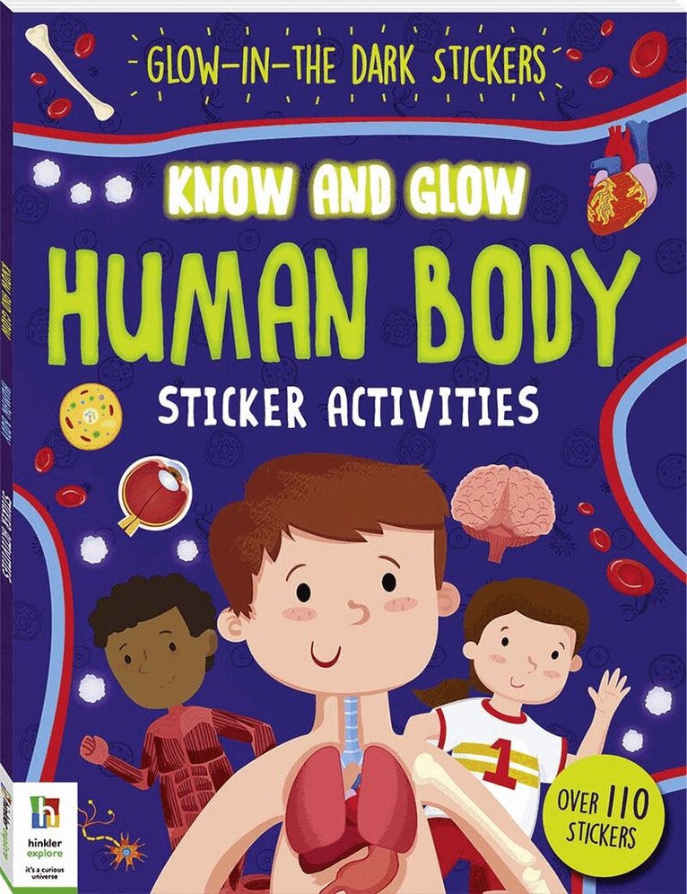 Hinkler Pty Ltd - Know and Glow: Human Body Sticker Activities. Tillgänglighet: Lägg i varukorg