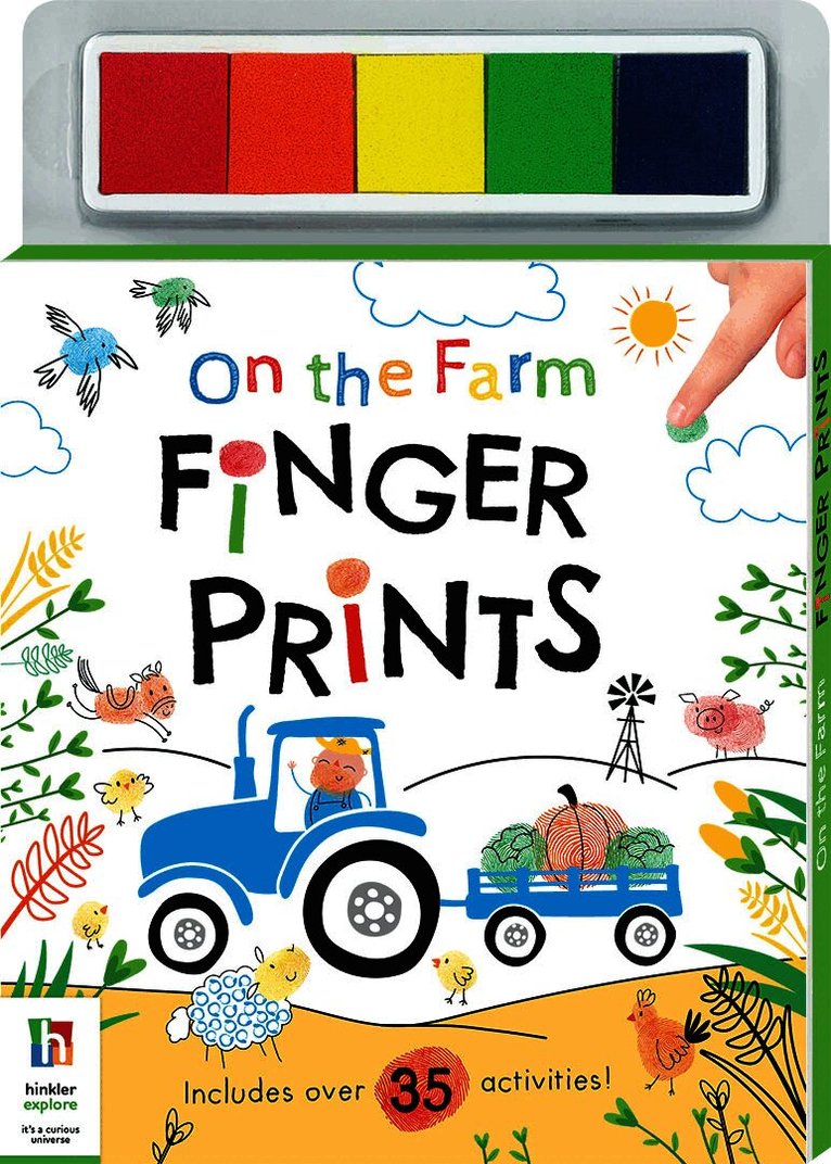 Hinkler Pty Ltd - Finger Prints On the Farm, Häftad. Tillgänglighet: Tillfälligt slut