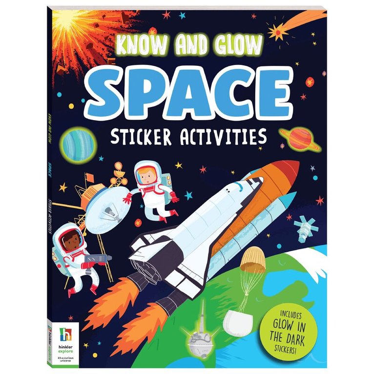 Hinkler Pty Ltd - Know and Glow Space Sticker Activities, Övrigt. Tillgänglighet: Lägg i varukorg