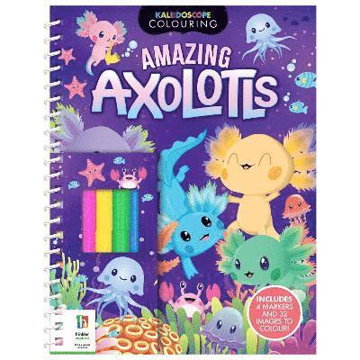 Hinkler Pty Ltd - Kaleidoscope Colouring Amazing Axolotls, Häftad. Tillgänglighet: Lägg i varukorg