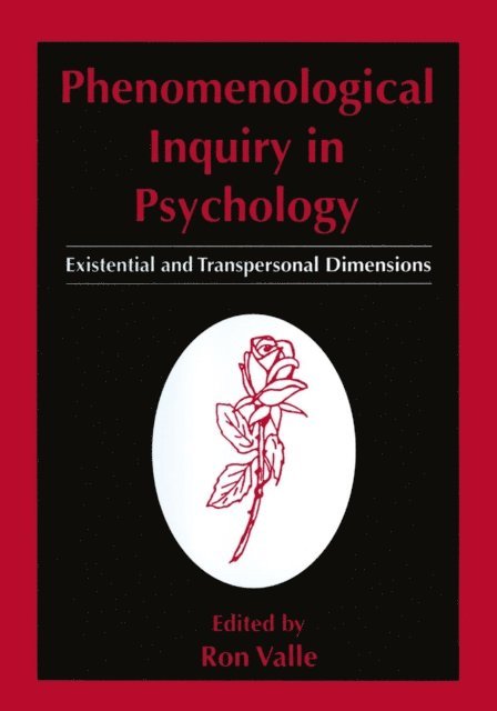 Ron Valle - Phenomenological Inquiry in Psychology, E-bok