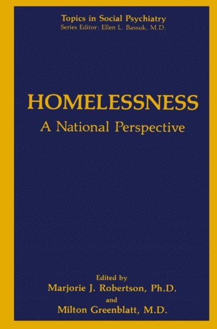 Milton Greenblatt, Marjorie J. Robertson - Homelessness, E-bok