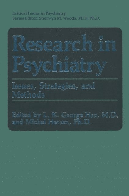 Michel Hersen, L.K. George Hsu - Research in Psychiatry, E-bok