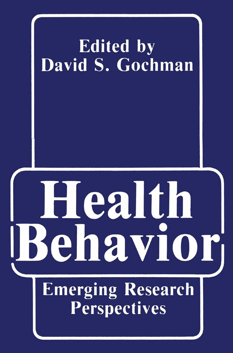 Sonya Bahar - Health Behavior, Häftad