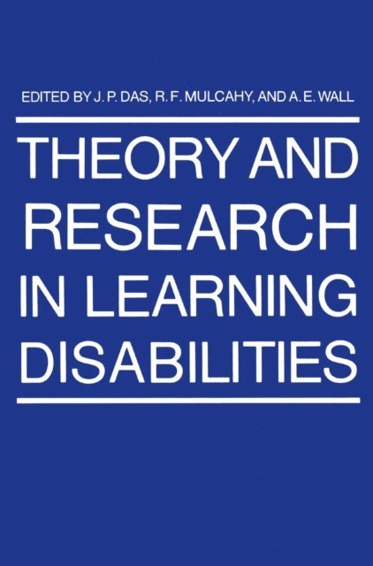 J.P. Das - Theory and Research in Learning Disabilities, E-bok