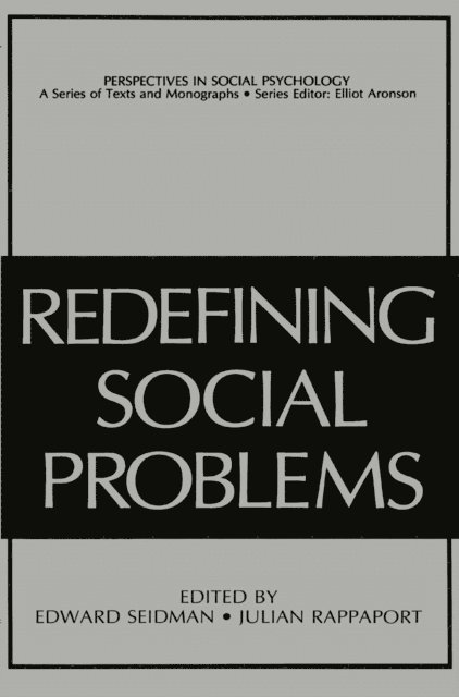 Julian Rappaport, Edward Seidman - Redefining Social Problems, E-bok