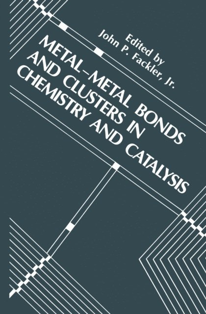 John P. Fackler Jr. - Metal-Metal Bonds and Clusters in Chemistry and Catalysis, E-bok