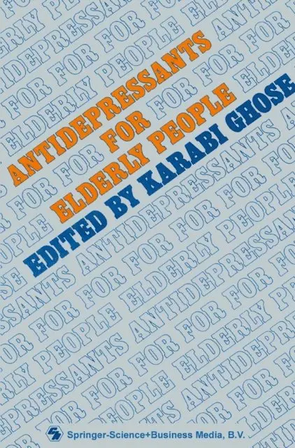K. Ghose - Antidepressants for Elderly People, E-bok. Tillgänglighet: Lägg i varukorg