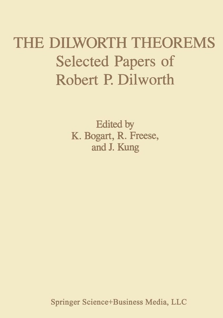 Dilworth Theorems
