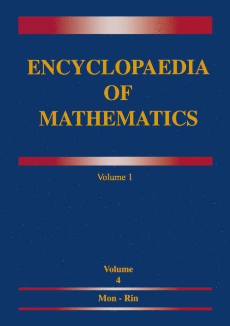 M. Hazewinkel - Encyclopaedia of Mathematics, E-bok