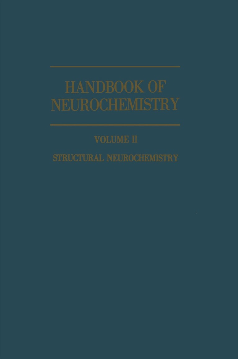 Abel Lajtha - Handbook of Neurochemistry, Häftad