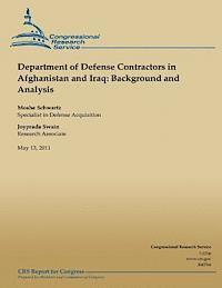 Moshe Schwartz - Department of Defense Contractors in Afghanistan and Iraq: Background and Analysis, Häftad. Tillgänglighet: Lägg i varukorg