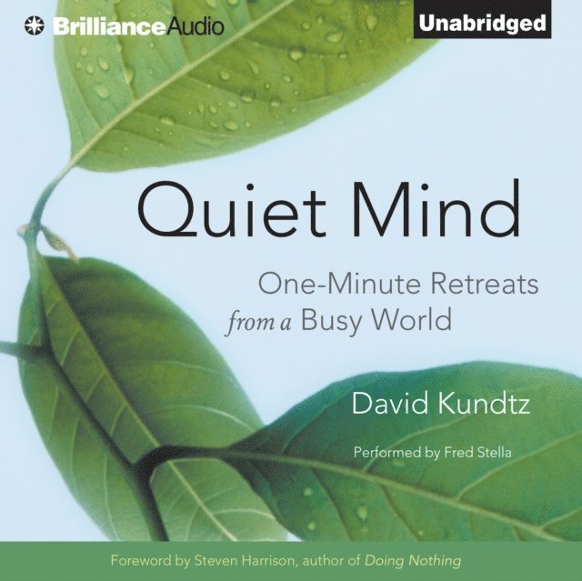 David Kundtz - Quiet Mind, Ljudbok
