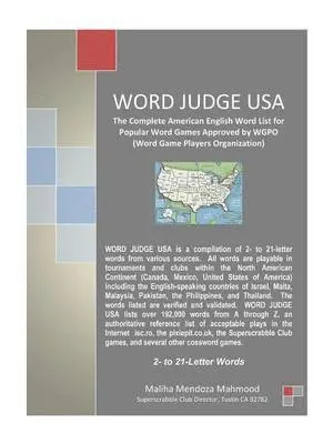 Maliha Mendoza Mahmood - Word Judge USA, Häftad. Tillgänglighet: Lägg i varukorg