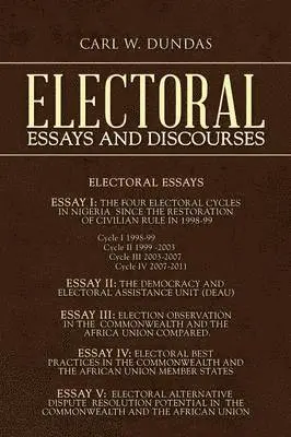 Carl W Dundas - Electoral Essays and Discourses, Häftad. Tillgänglighet: Lägg i varukorg