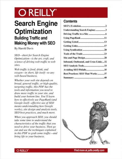 Harold Davis - Search Engine Optimization, E-bok