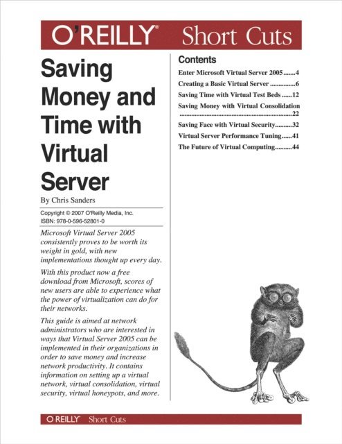 Chris Sanders - Saving Money and Time with Virtual Server, E-bok