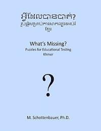 M. Schottenbauer - What's Missing? Puzzles for Educational Testing: Khmer, Häftad. Tillgänglighet: Lägg i varukorg