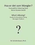 Hva er det som Mangler? Puslespill for Utdanning Teste: Norsk Eksamen Bestill