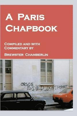 Brewster Chamberlin - Paris Chapbook, Häftad