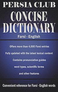 Jalal Daie, Reza Nazari - Persia Club Concise Dictionary Farsi - English, Häftad. Tillgänglighet: Lägg i varukorg