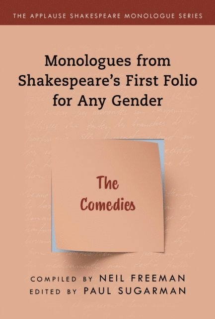Paul Sugarman - Monologues from Shakespeare’s First Folio for Any Gender, E-bok